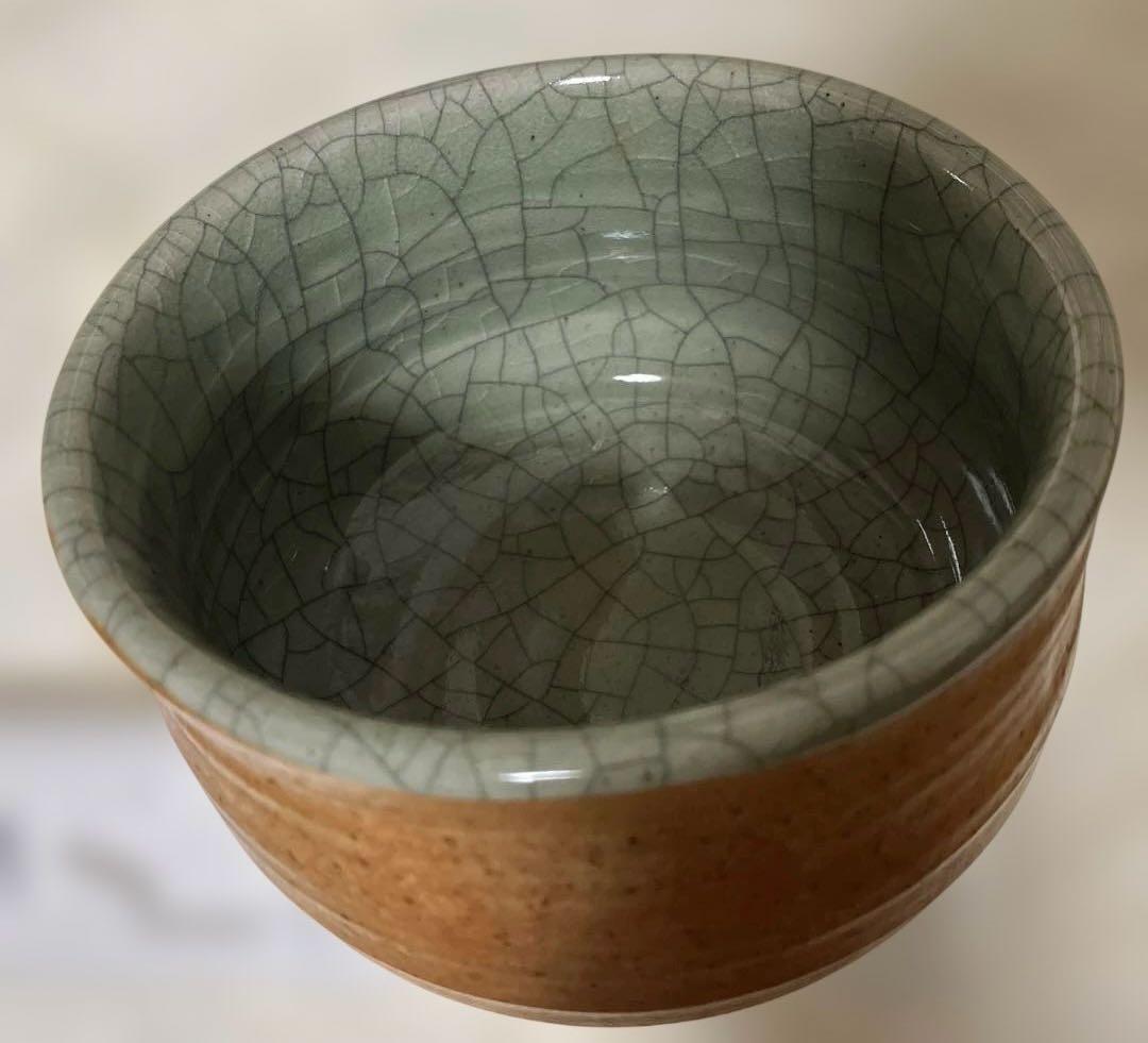 茶道具】大堀相馬焼 茶碗 半勝陶器店 抹茶茶碗 皇室献上窯 未使用 干支