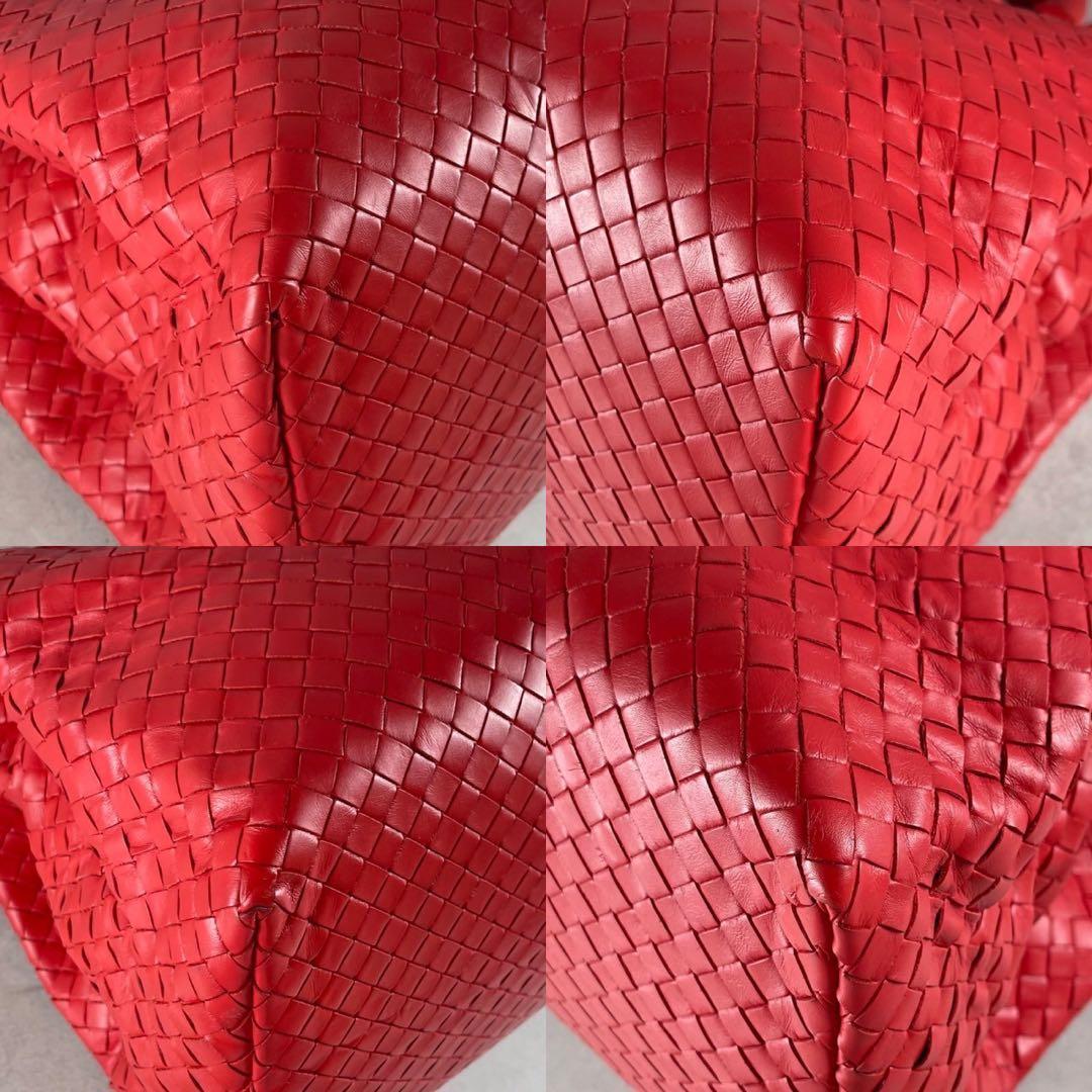 ボッテガヴェネタ ハンドバッグ ローマ ロック付き イントレチャート 本革