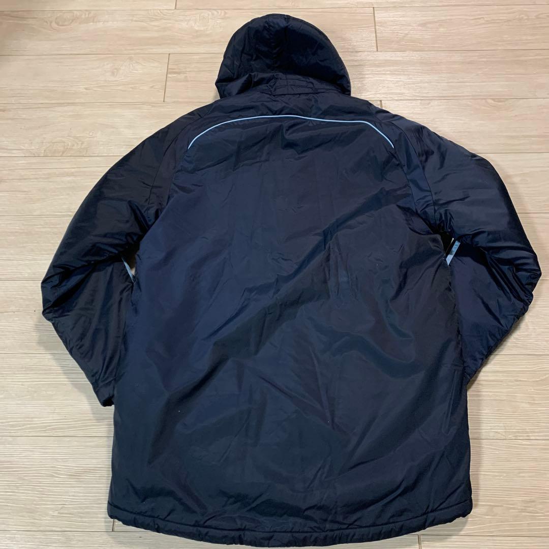 【アディダス】極美品✨アルゼンチン代表ベンチコート　L ネイビー　2000年代
