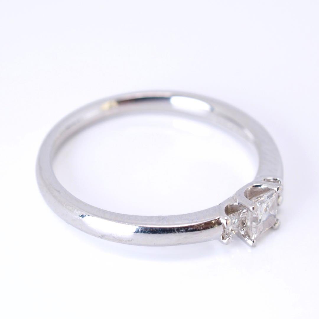 ジュエリーマキ Pt850 3.22g ダイヤ 0.26ct リング 10.5号