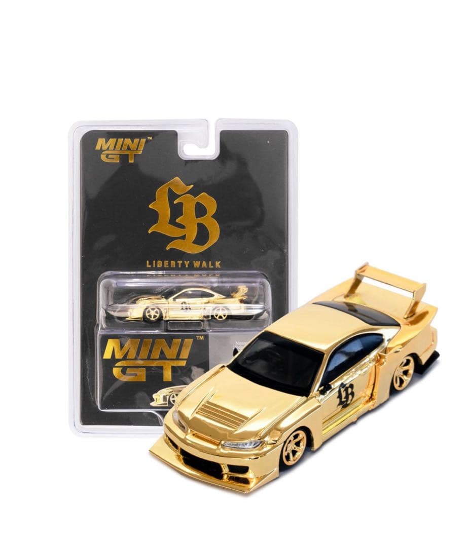 加藤会長サイン入り MINI GT リバティウォーク ゴールドミニカー