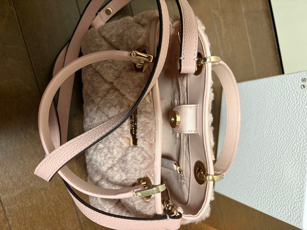 Kate Spade ピンク ファー ショルダーIchigo Ichie