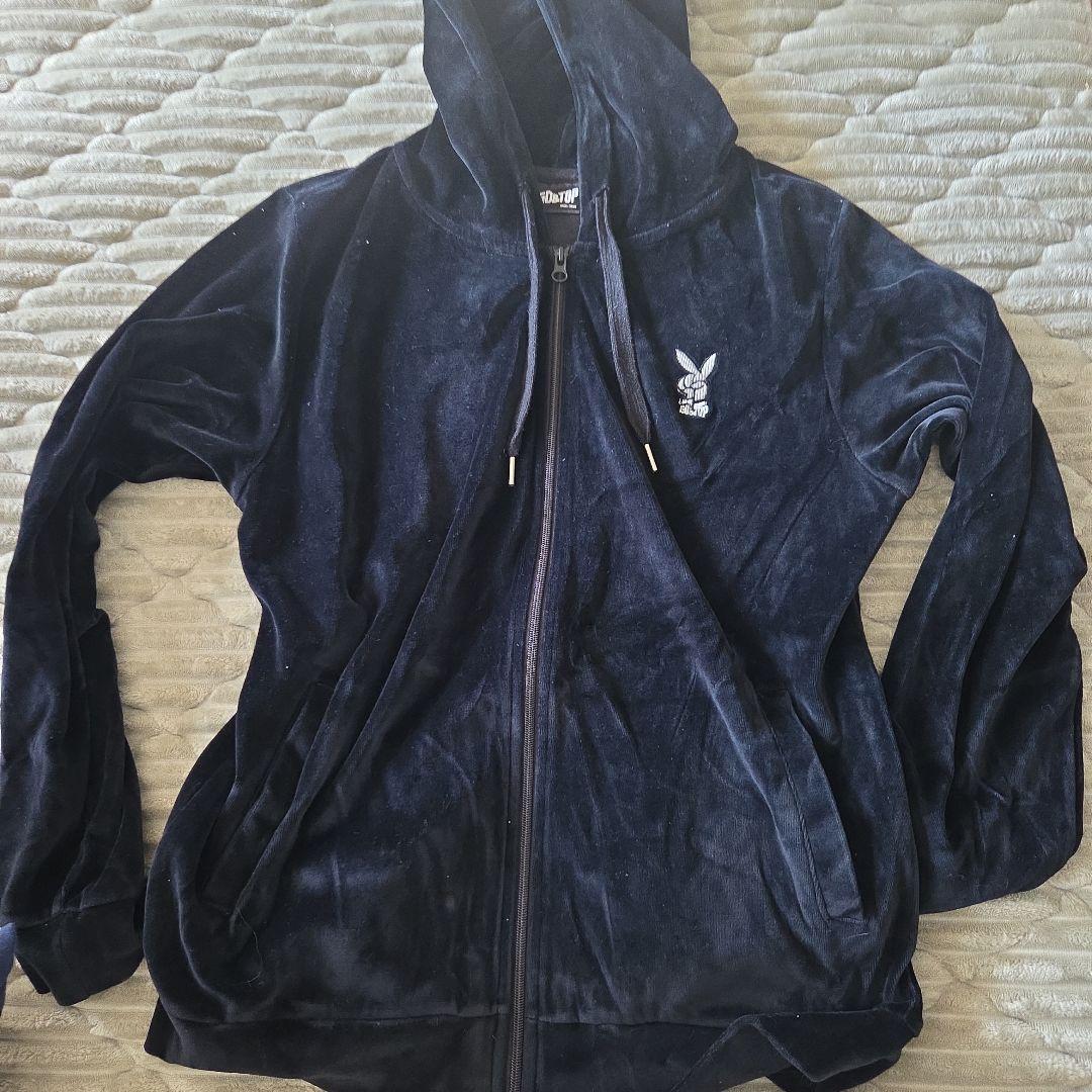 GD&TOP 公式ベロアパーカー黒BIGBANG ジヨンG-DRAGONスエット - メルカリ