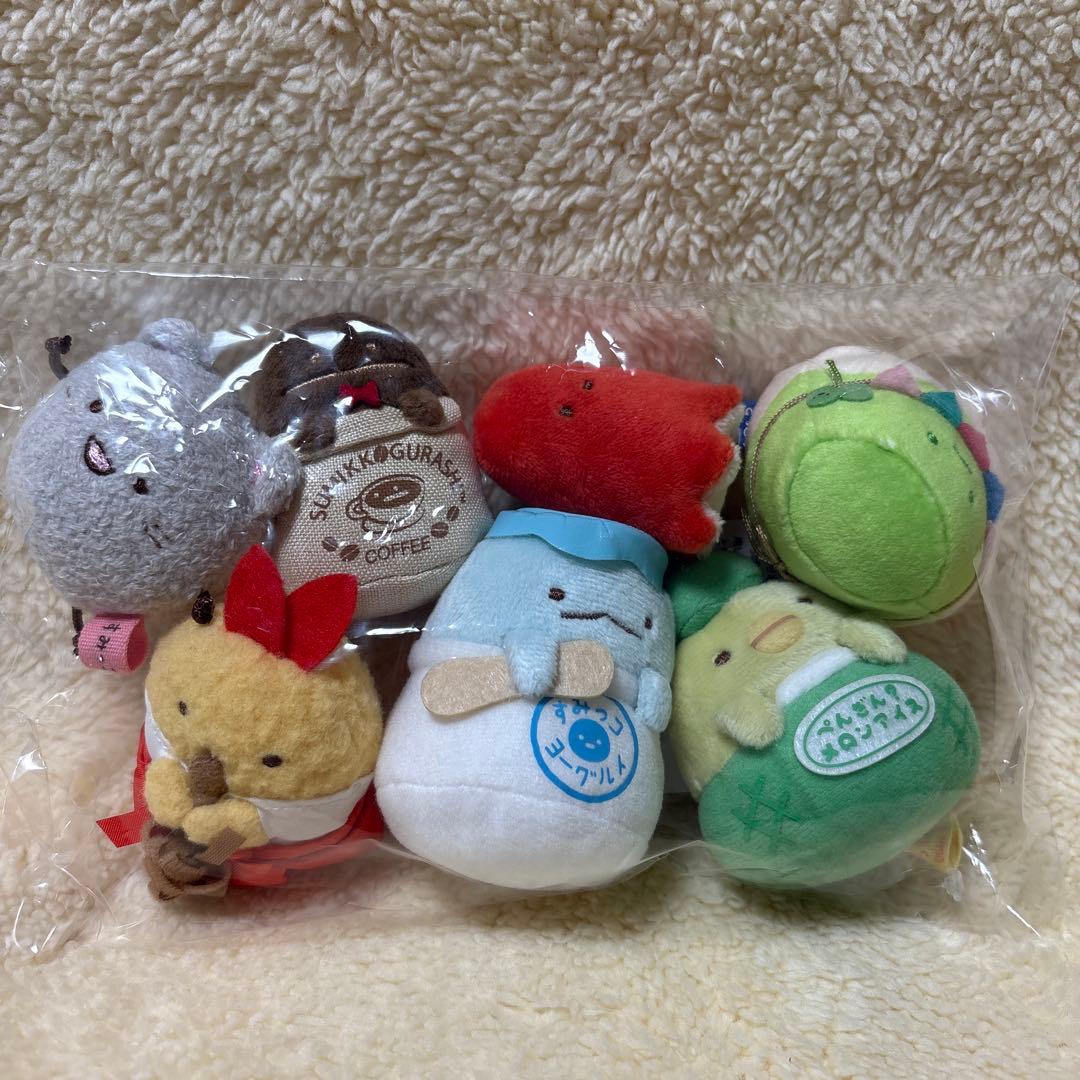 すみっコぐらし 思い出のてのりぬいぐるみセット ほこり まめマスター なつやま