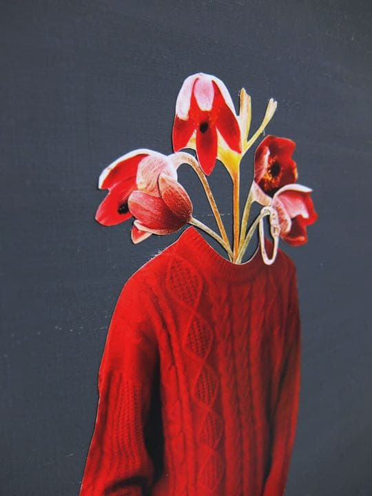 Pinky ring.【コラージュアート】