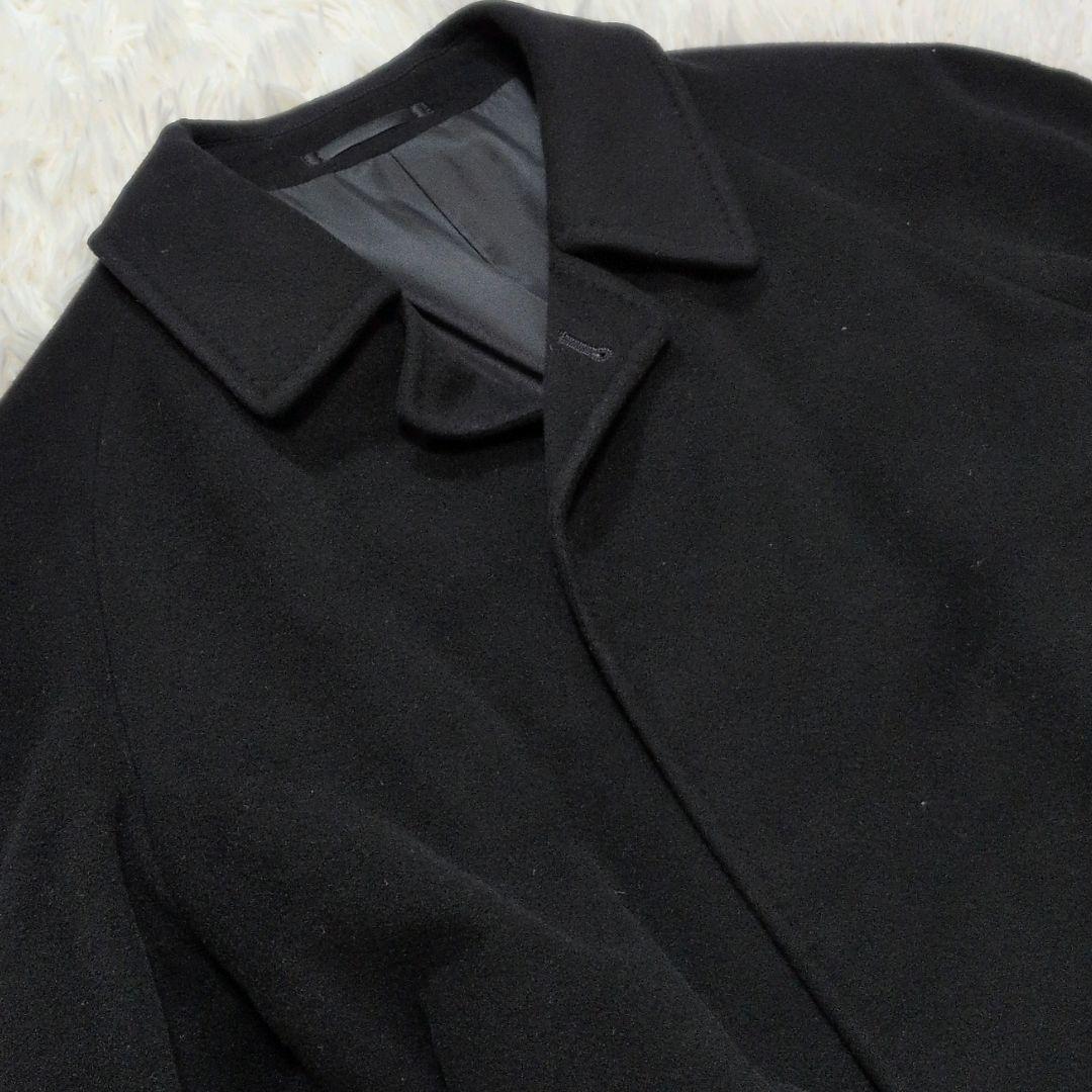 カシミヤ100% チェスターコート ロングコート マキシ丈 L 2wayカラー