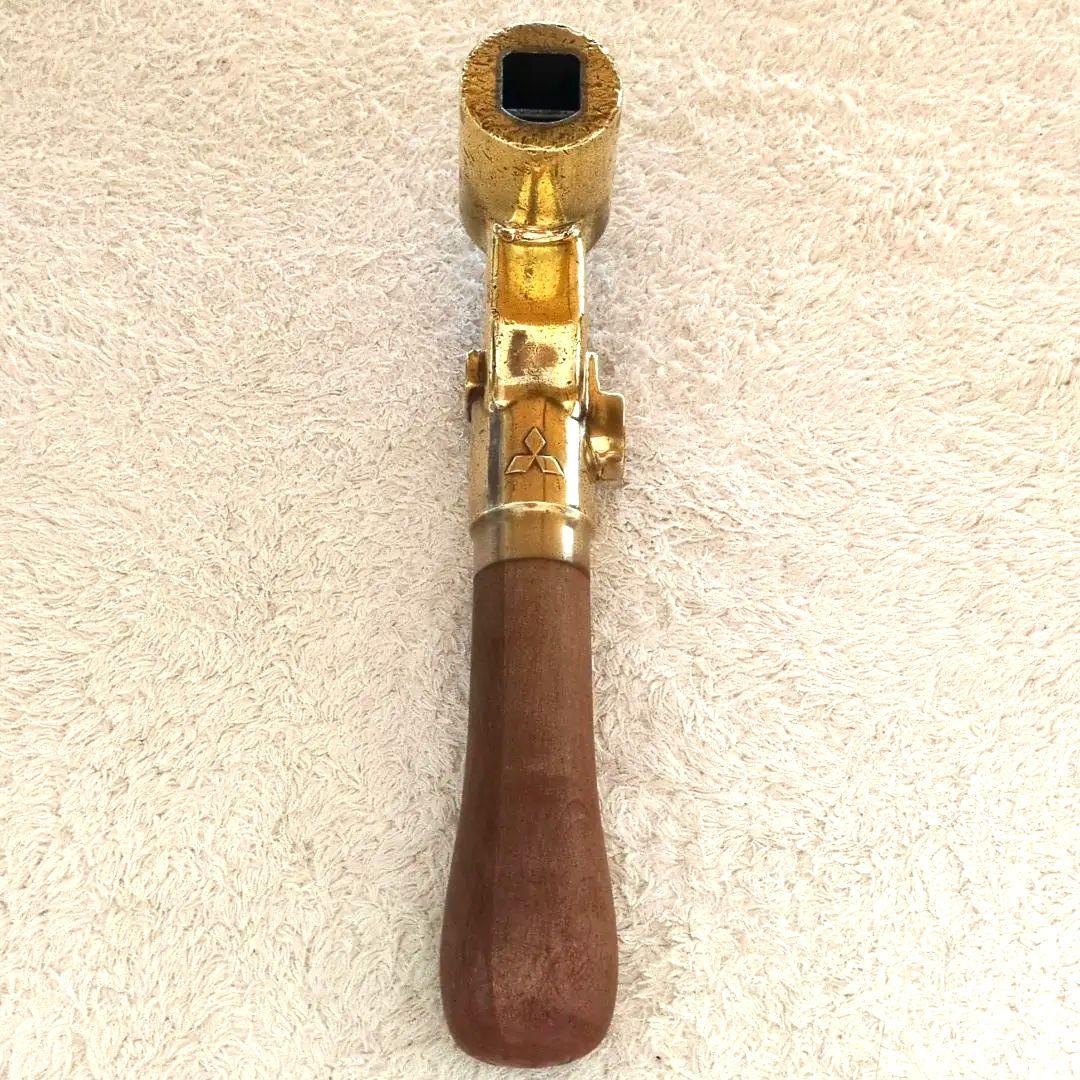 鉄道関連グッズ：鉄道運転士 鉄道ブレーキハンドル 三菱製ブレーキハンドル　当時物