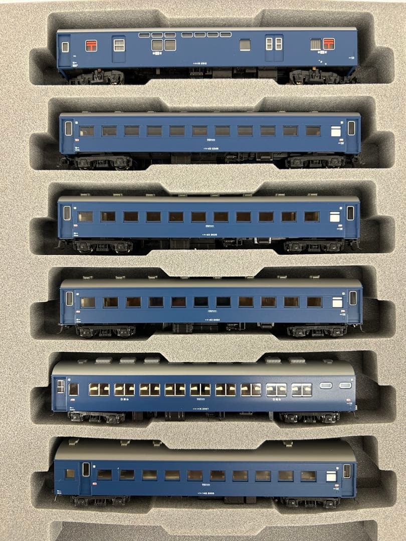 KATO 10-1235.1236 43系 夜行急行「八甲田」7両基本.6両増結