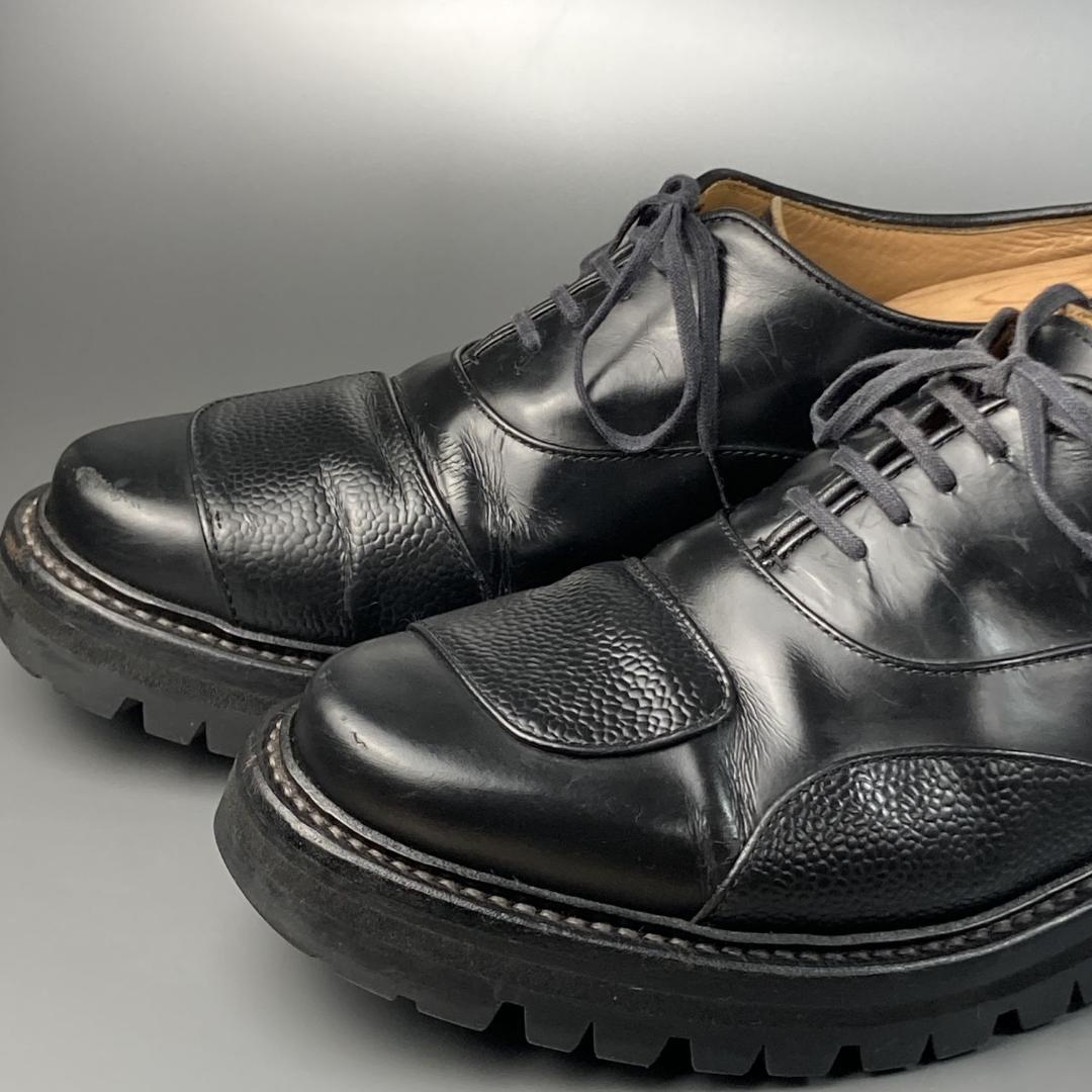 26【名品】キッズラブゲイト KIDSLOVEGAITE ブラックレザーシューズ