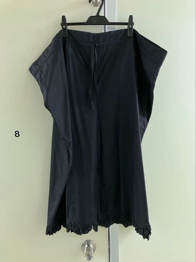 CECILIE BAHNSEN】 フリル スカラップヘム ワイドパンツ