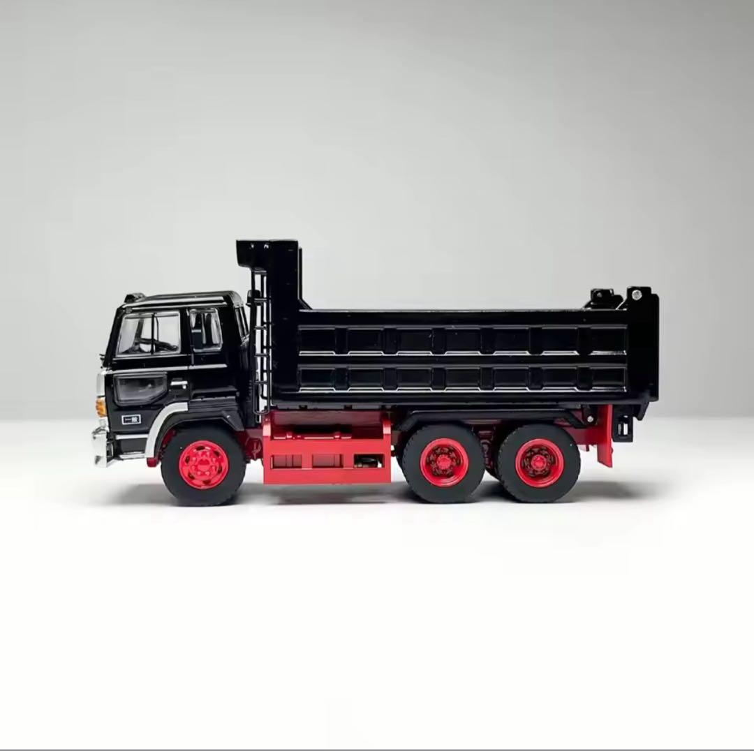 DBGT 1/64 日野 スーパードルフィン ダンプ トラック ブラック 箱破れ