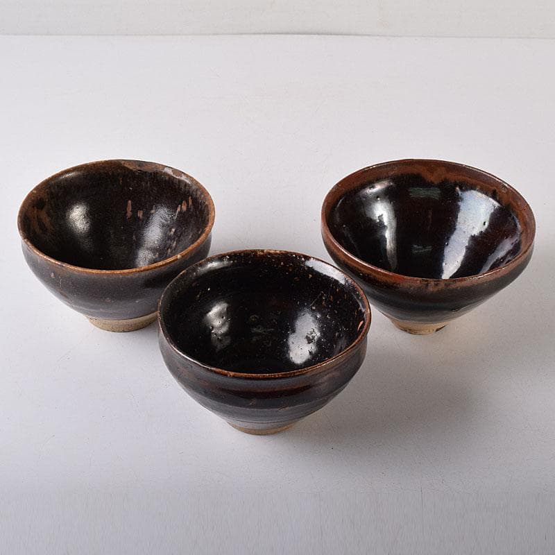 茶道具 瀬戸焼 古瀬戸天目茶碗 3点まとめて V R8468 - メルカリ