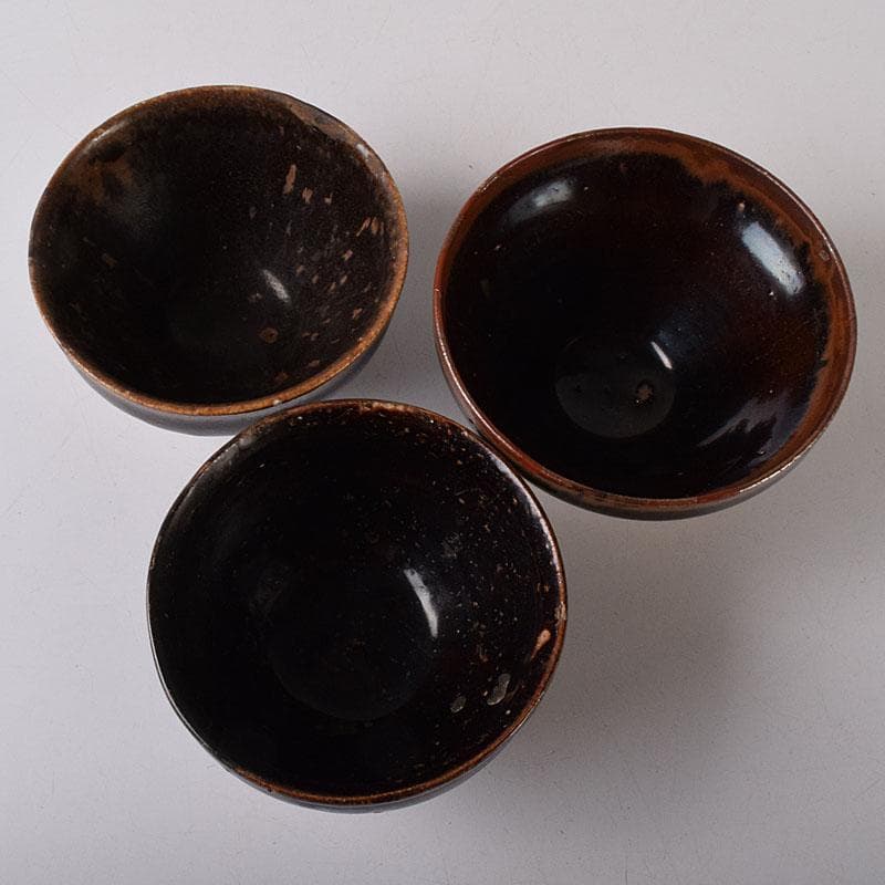茶道具 瀬戸焼 古瀬戸天目茶碗 3点まとめて V R8468 - メルカリ