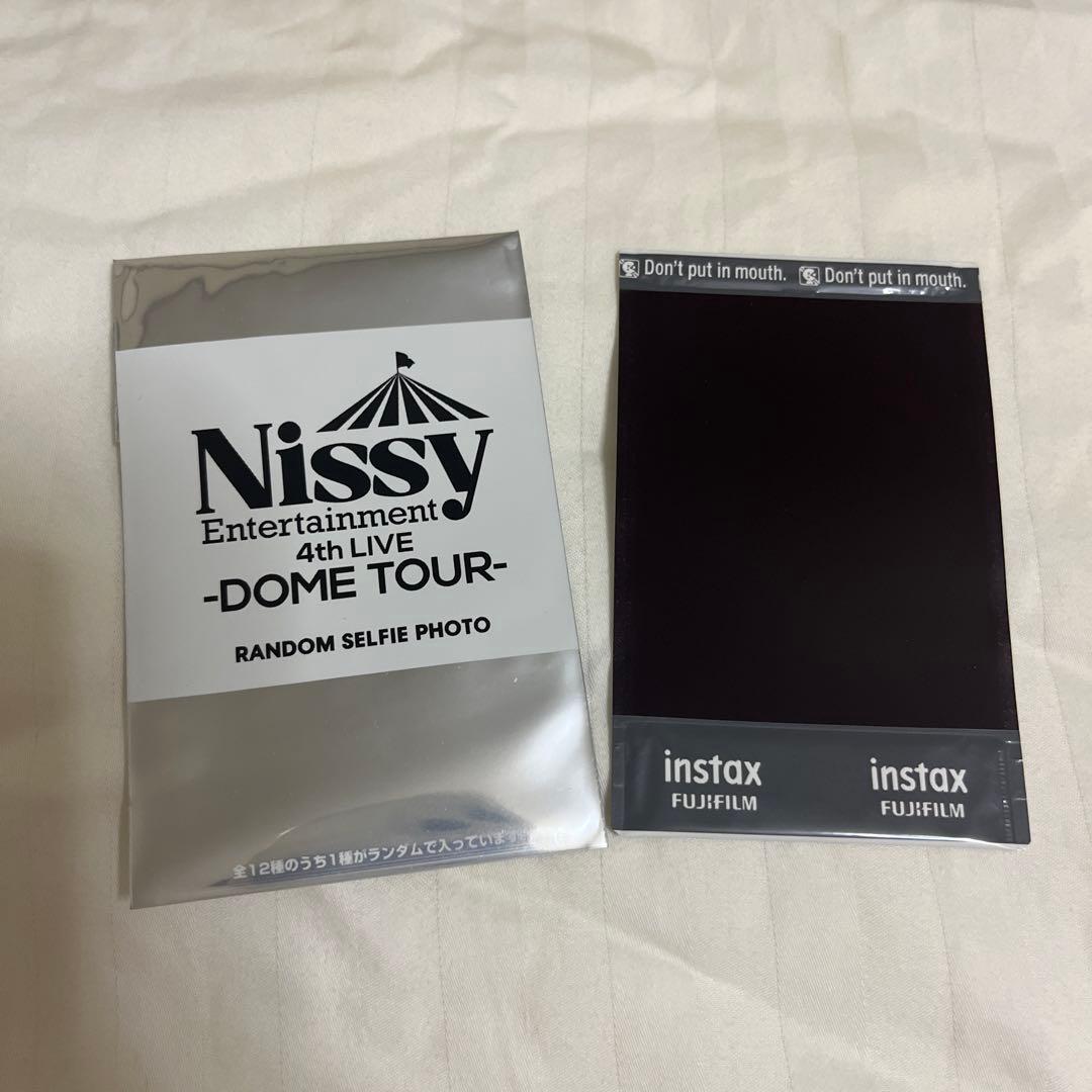 Nissy 4th LIVE -DOME TOUR- ランダムセルフィーフォト