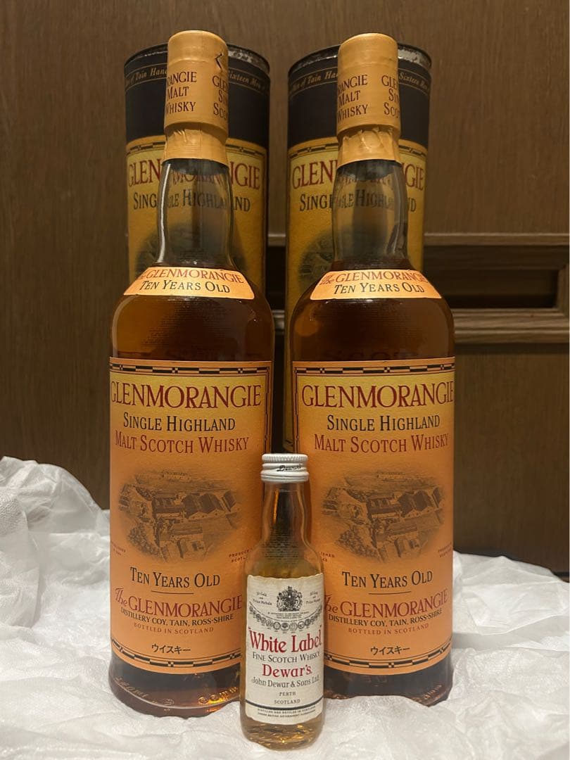 ☆限定価格！☆】グレンモーレンジ 10年 オールドボトル＆デュワーズ