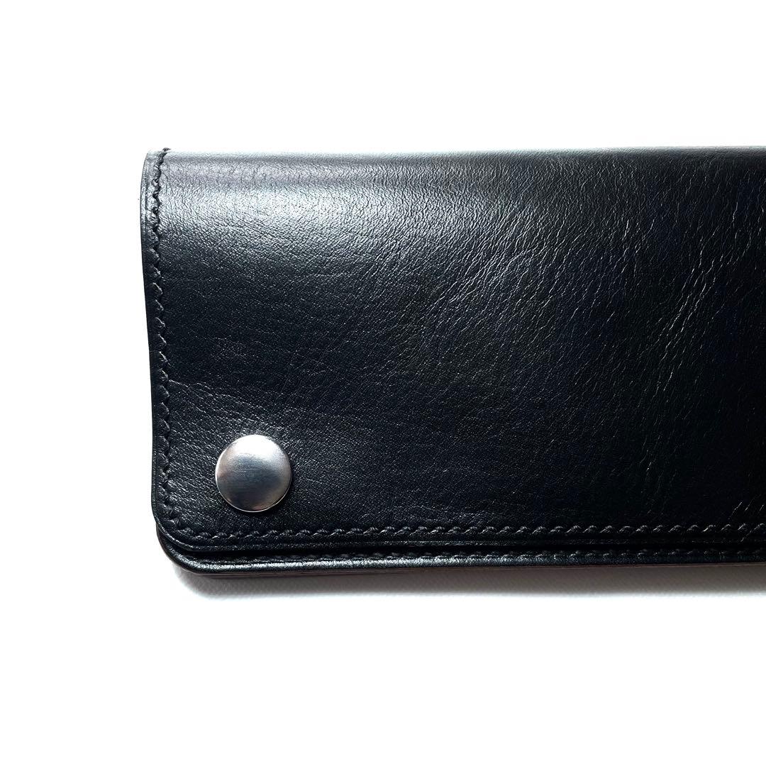 ご注文品　トラッカーウォレット　飾りステッチ　カードポケット改　ホースハイド