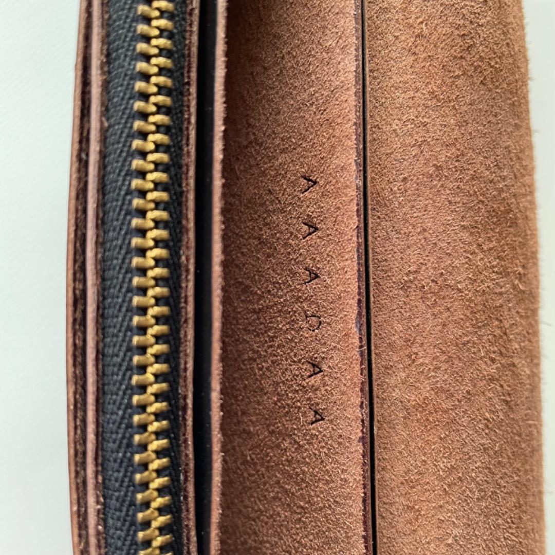 ご注文品　トラッカーウォレット　飾りステッチ　カードポケット改　ホースハイド