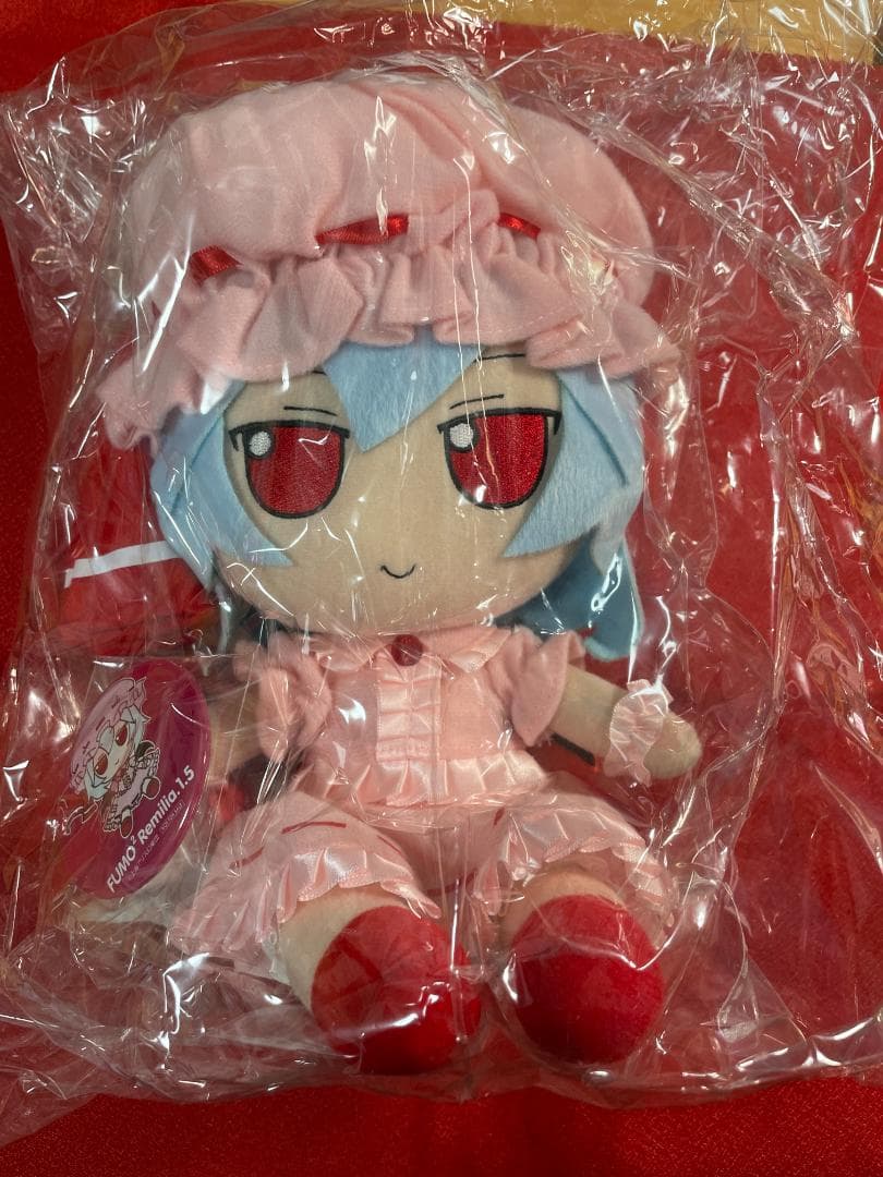 ☆新品☆東方 ふもふもふらん ふもふもれみりあ 2体セット 缶バッジ付き