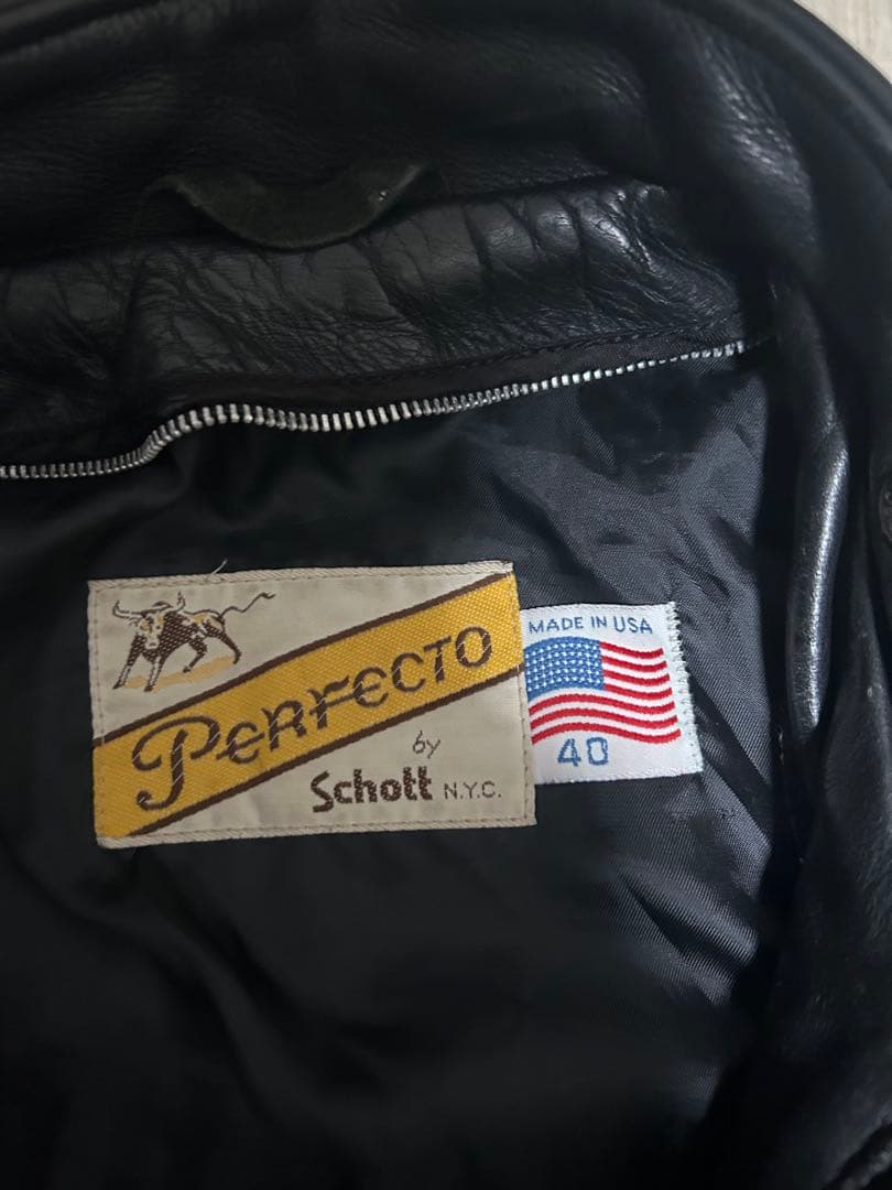 Schott 641 牛タグ（70年代後期） size40 - メルカリ