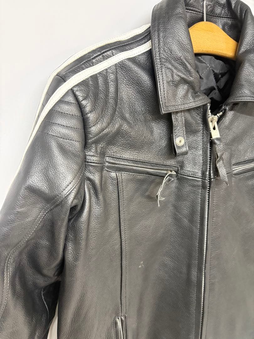 Freedom レザー ライダース ジャケット ホワイトライン 革ジャン専門店