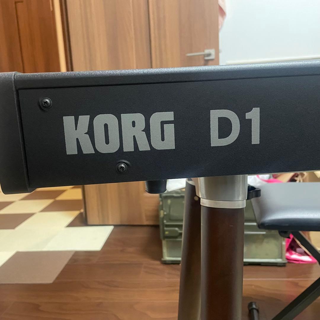 KORG D1 88鍵電子ピアノ 22年モデル 美品 ペダル 譜面台 - メルカリ