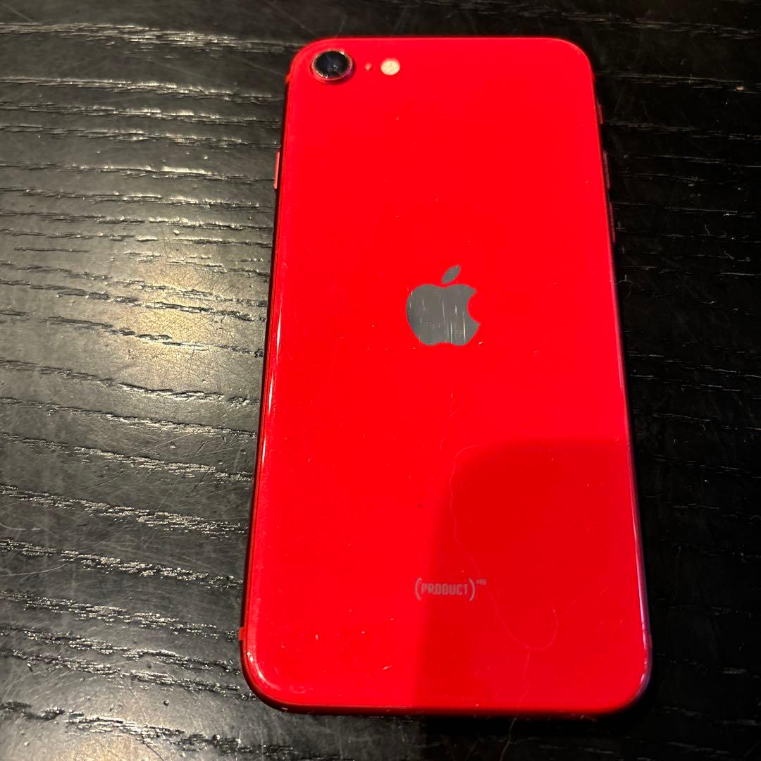 Apple iPhone SE (第2世代) 赤 ヒビあり