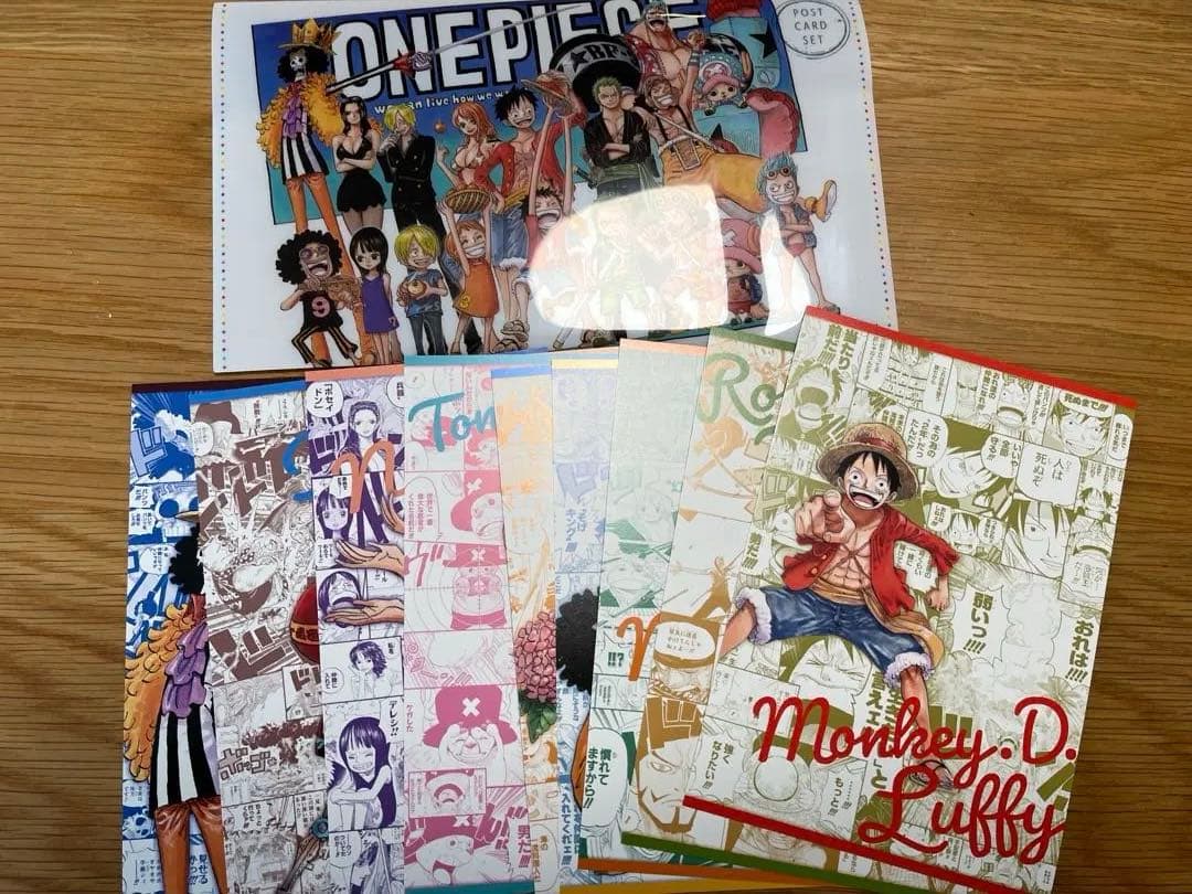 ONE PIECEグッズ クリアファイル 限定シール 手配書まとめ販売 ルフィ