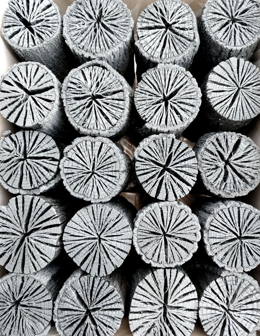 愛媛産】クヌギ炉用胴炭約5kg 皮剥がれ