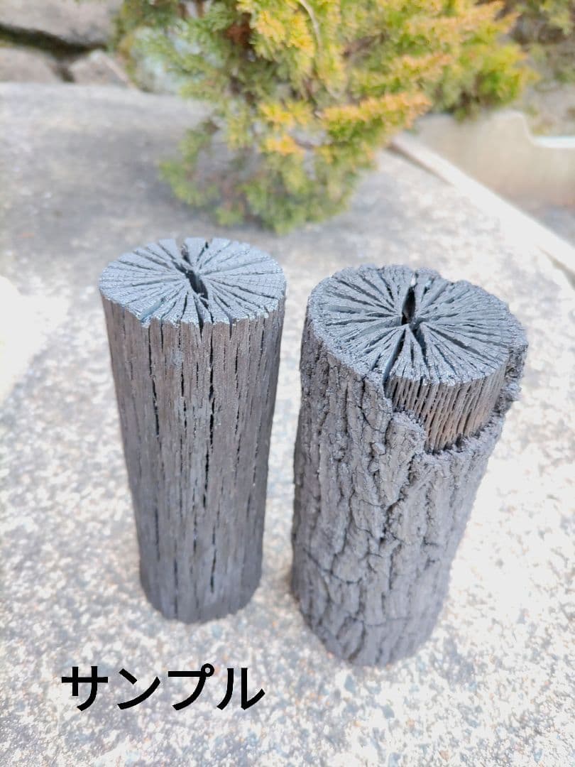 愛媛産】クヌギ炉用胴炭約5kg 皮剥がれ