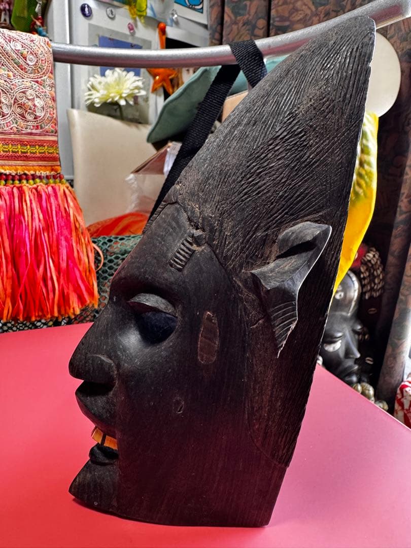 ✴︎更に値下げ！！アフリカンマスク 木製 ✴︎クオリティ高いです