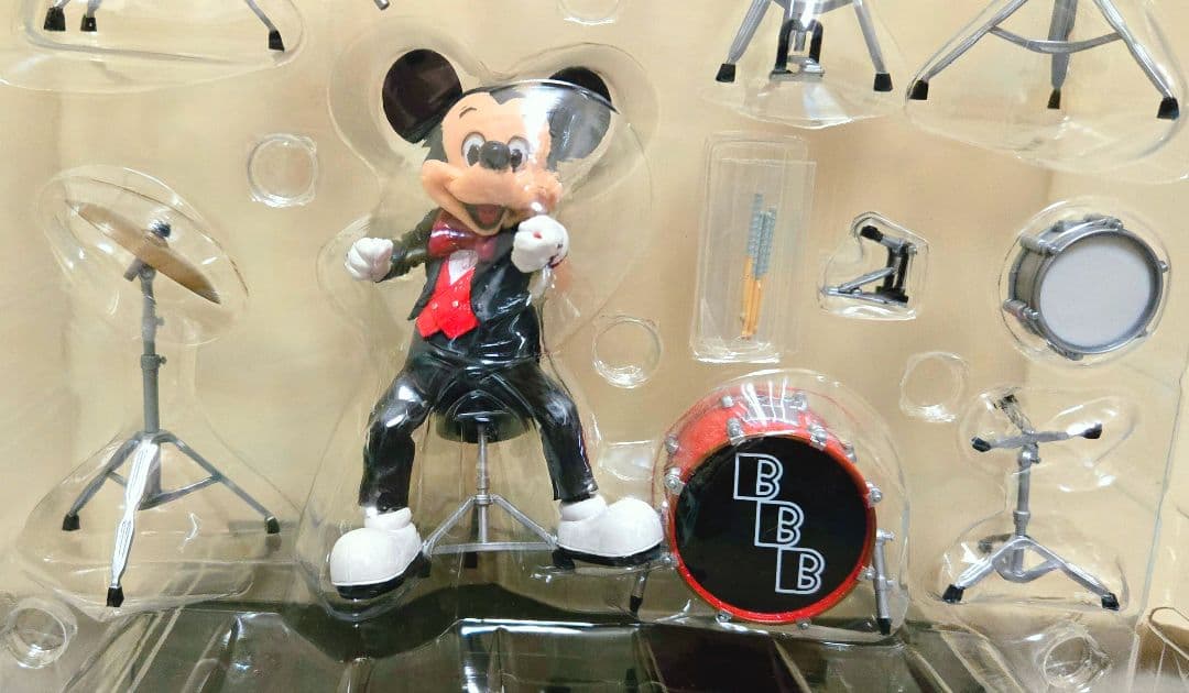 ディズニーシー 15周年 ビッグバンドビート BBB ミッキー フィギュア