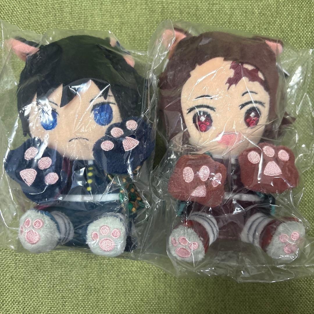 鬼滅の刃 にゃふぉるめ ぬいぐるみ 冨岡義勇 竈門炭治郎