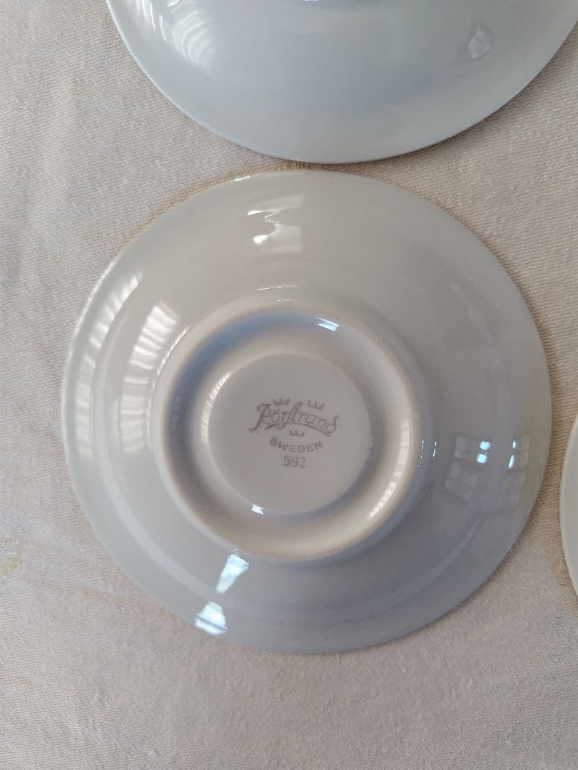 ロ−ルストランド　スエ−デン 592 デミタスカップセット六客　ヴィンテージ