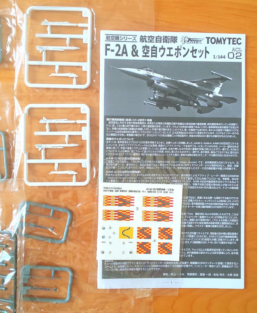 技MIX 1/144 F-2A&空自ウェポンセット （501号機）ALC02の通販はau PAY