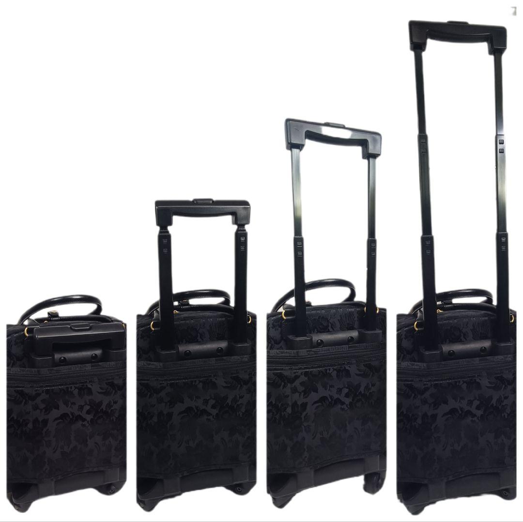 希少 FEILERフェイラー トロリーバッグ キャリーバッグ 黒 カギ付