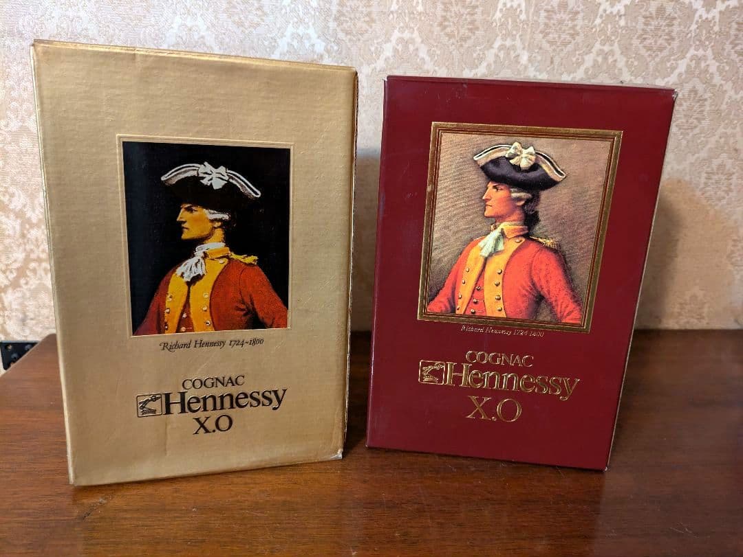 ヘネシー XO コニャック 金キャップ グリーンボトル 2本セット