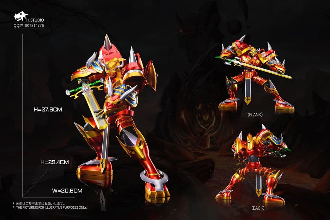 デジモンフロンティア カイゼルグレイモン ガレージキット フィギュア