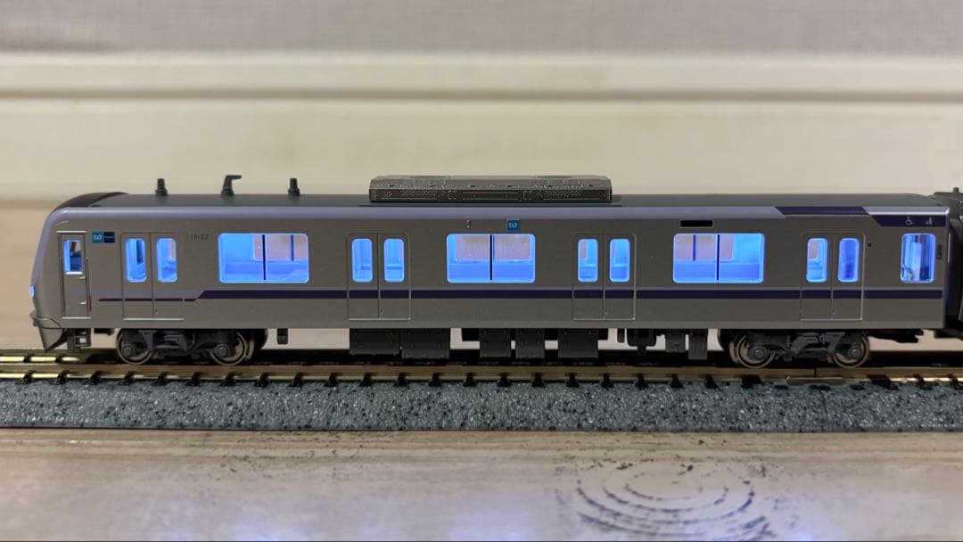 【純正室内灯付】KATO 東京メトロ半蔵門線18000系 Nゲージ10両セット