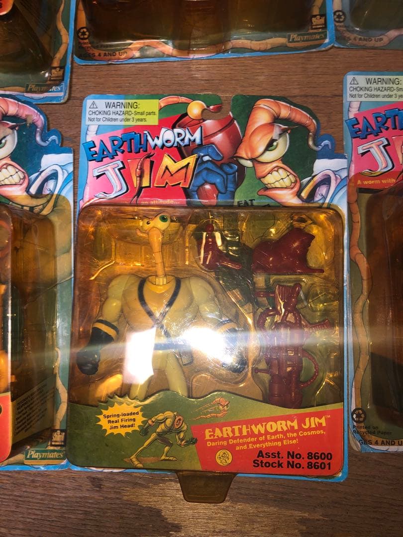 ビンテージ アクションフィギュア EARTH WORM JIM アースワームジム