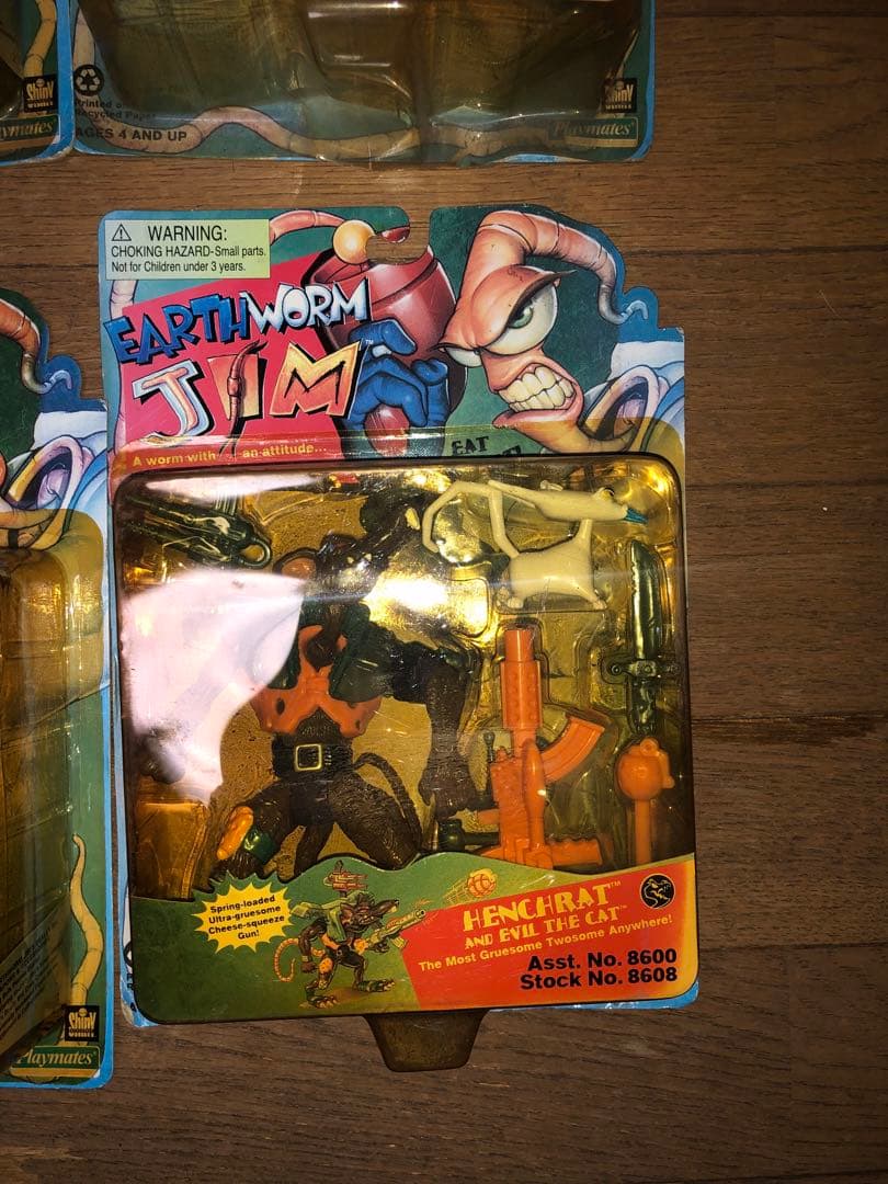 ビンテージ アクションフィギュア EARTH WORM JIM アースワームジム