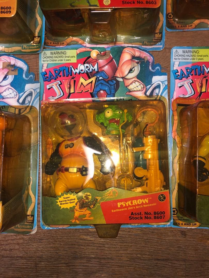 ビンテージ アクションフィギュア EARTH WORM JIM アースワームジム