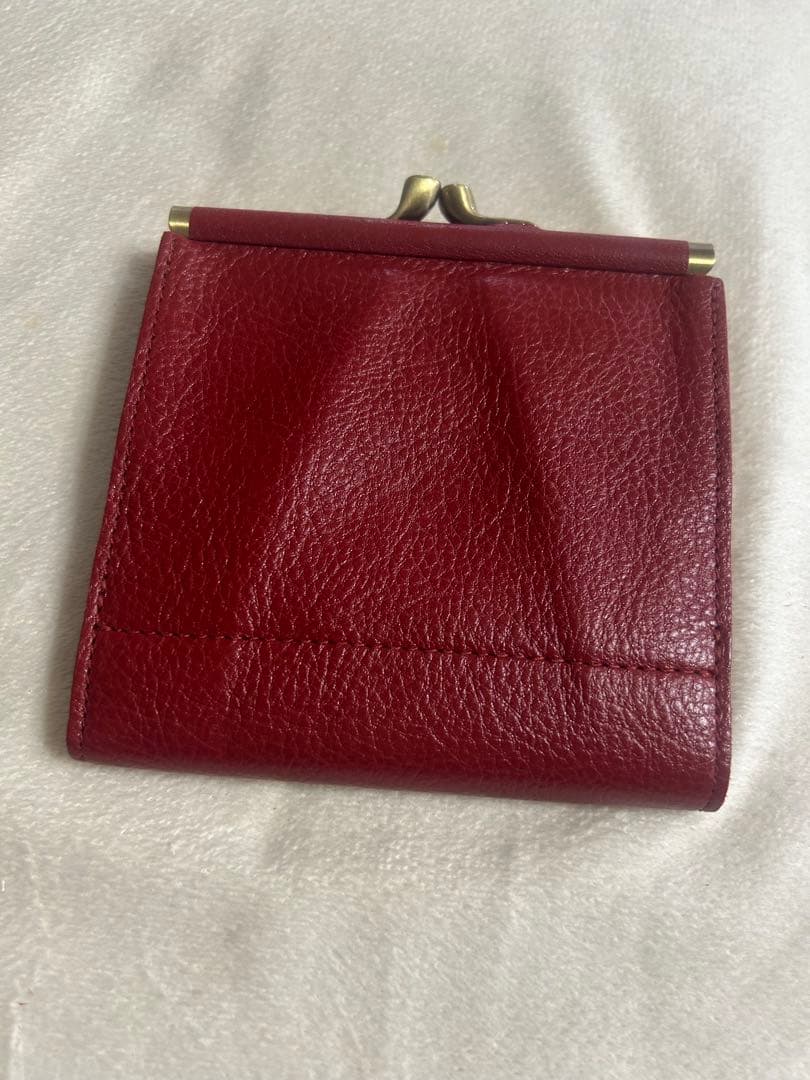 イルビゾンテ　がま口　財布　新品　ボルドー