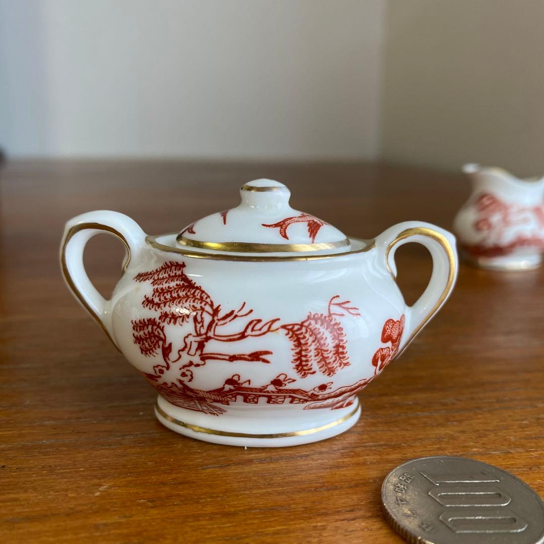 コールポート レッド ウィロー オールドウィロー ミニチュア ティー