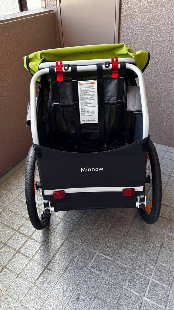 【引取限定（名古屋市）】BURLEY Minnow自転車用トレーラー（１人乗り）