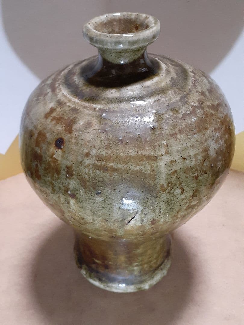 骨董 古い 壺 置物 酒瓶 水瓶 日本 朝鮮 中国 陶印あり