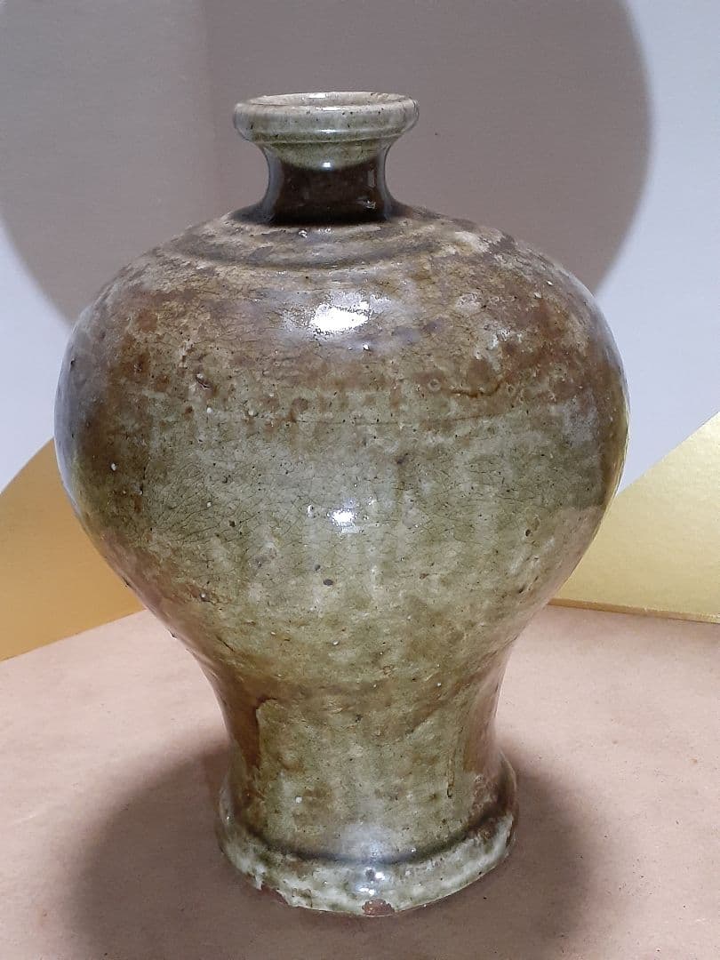 骨董 古い 壺 置物 酒瓶 水瓶 日本 朝鮮 中国 陶印あり