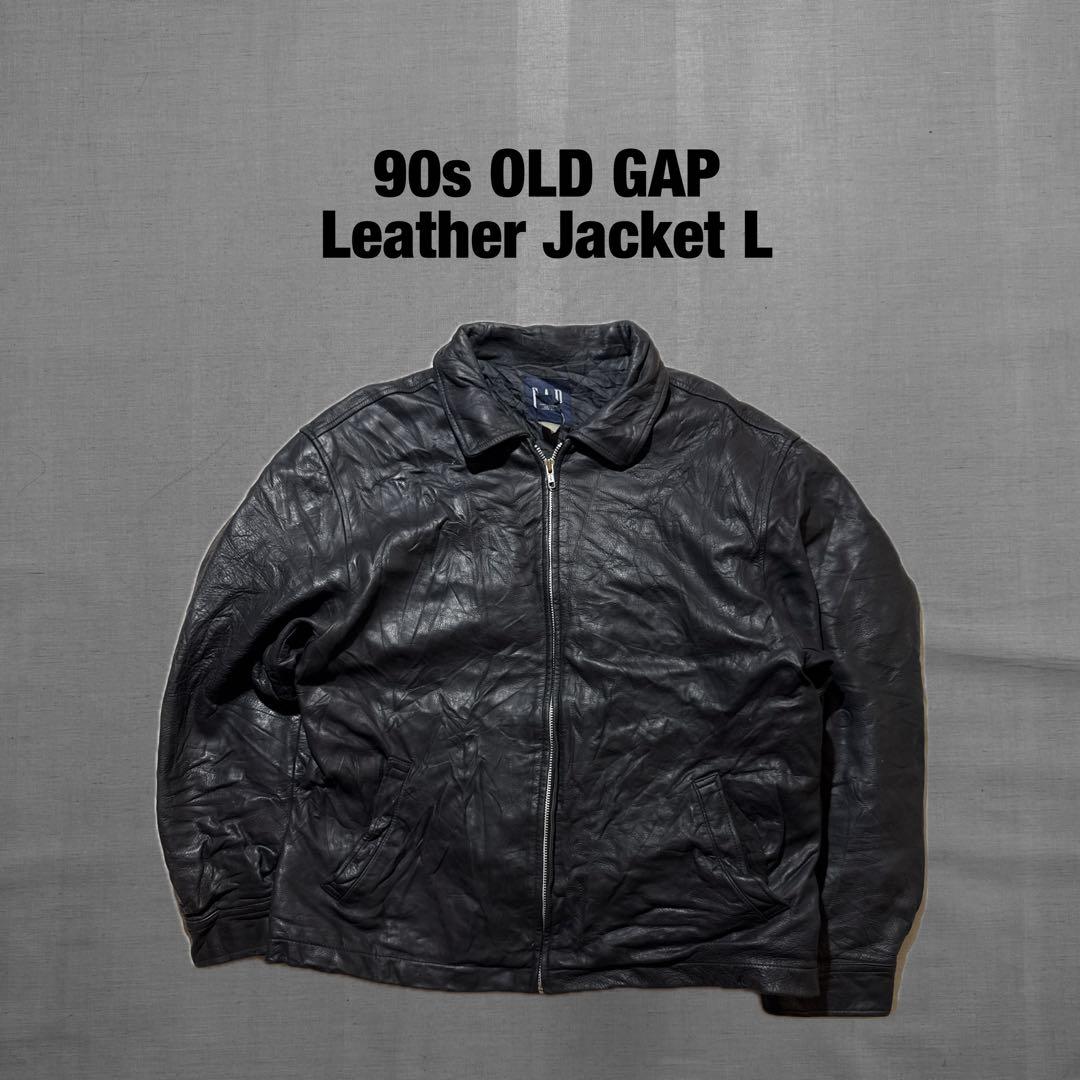 90s OLD GAP オールド ギャップ 本革 レザー ジャケット ブルゾン