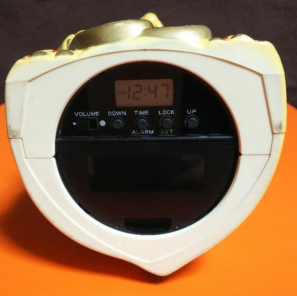 【非売品】超レア③ 天才たけしの元気が出るテレビ   招き猫型 めざまし時計