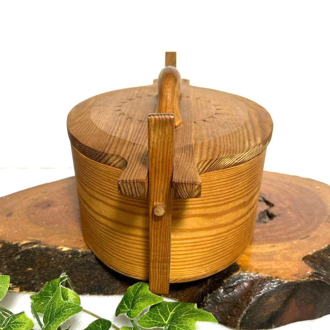 ヴィンテージ スウェーデンsvepaskスヴェープアスク曲げ木箱 北欧雑貨