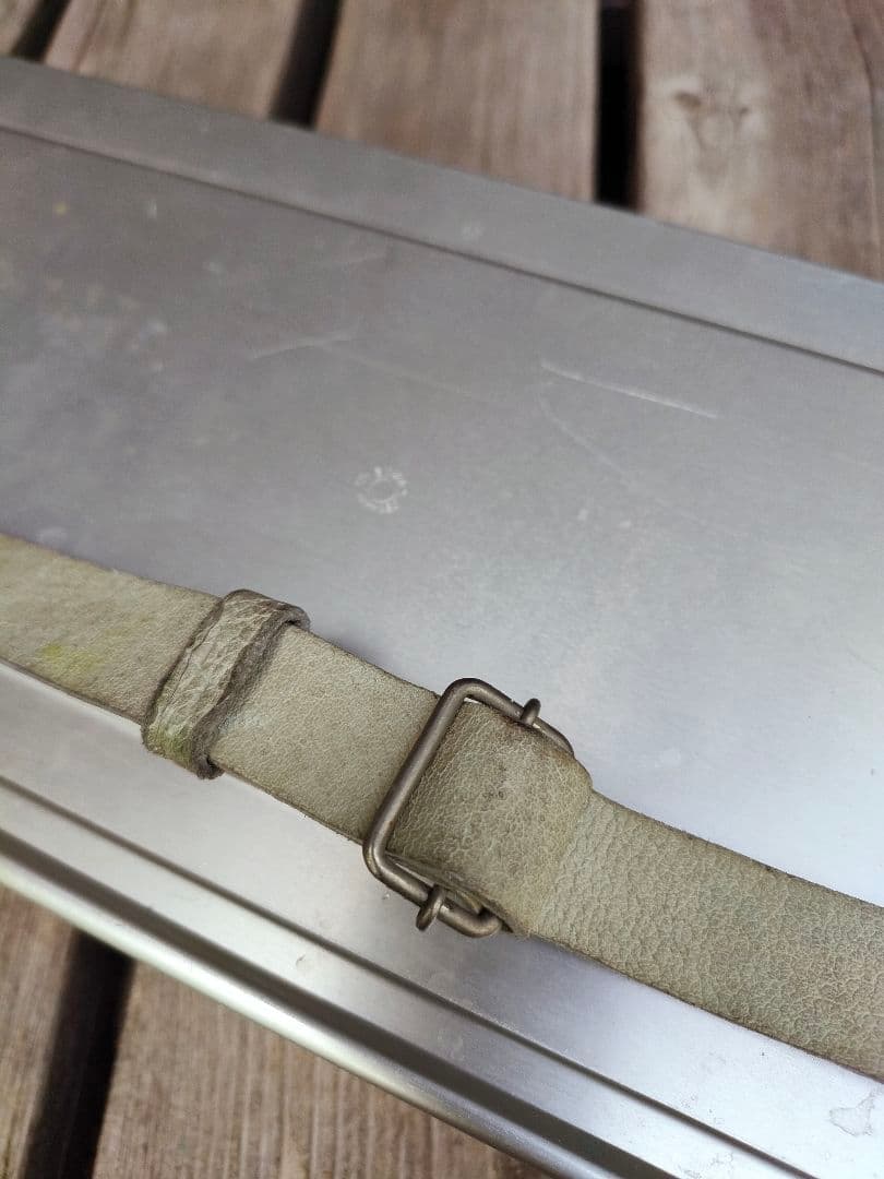 月光荘　小画箱１枚フタ　アルミ絵の具ケース